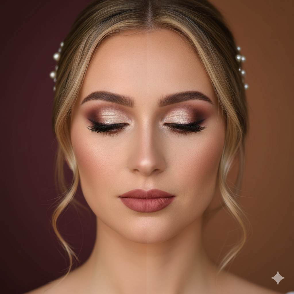 Makeup artist en action